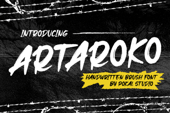Artaroko Font Review: Bold Brush Type for Urban Branding