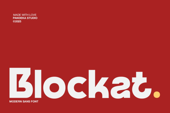 Blockat: A Designer’s Take on Bold Display Type