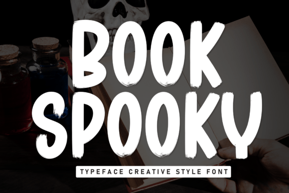 Book Spooky Font: Friendly Display Type for Small Business Branding