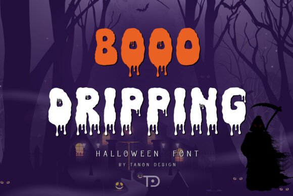 Booo Dripping Font: Spooky Type for Digital Campaigns
