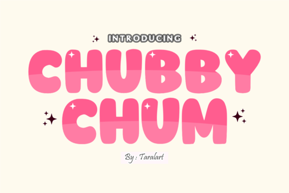 Chubby Chum Font: Playful Typography for Makers