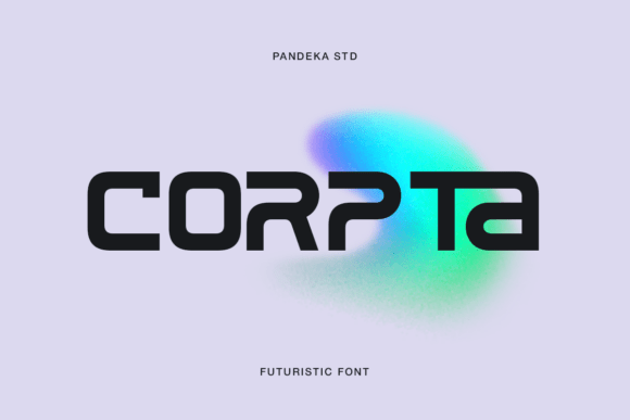 Corpta Font: Futuristic Display Typography for Web Design