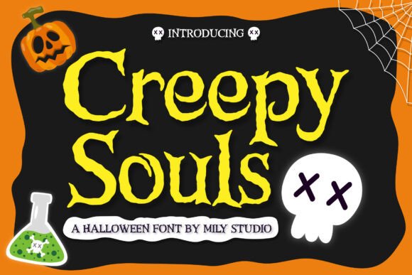 Creepy Souls Font: Haunting Display Typography for Web Design