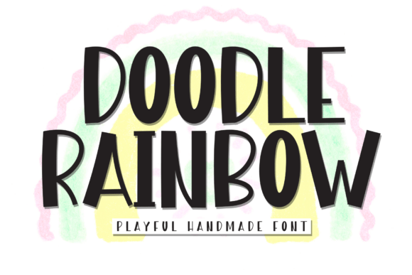 Doodle Rainbow Font: Friendly Display Type for Campaigns