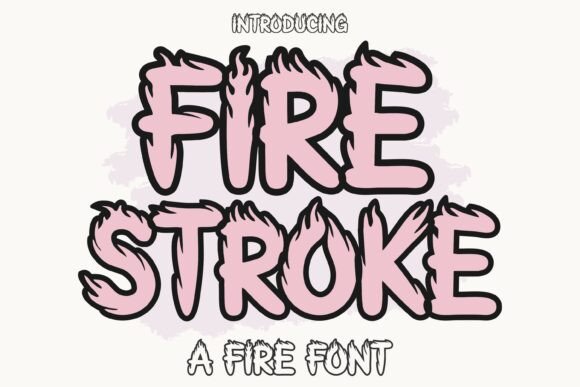Firestroke Font: Bold Display Typography for Web Design