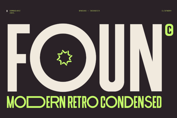 Foun Font: Bold Retro Style for Handmade Products