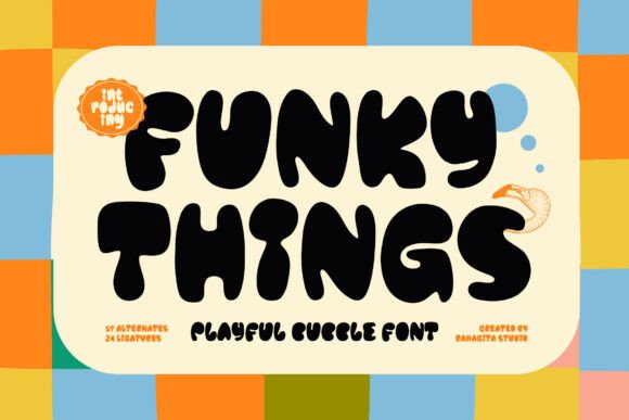 Funky Things Font: Adding Retro Joy to Campaign Visuals