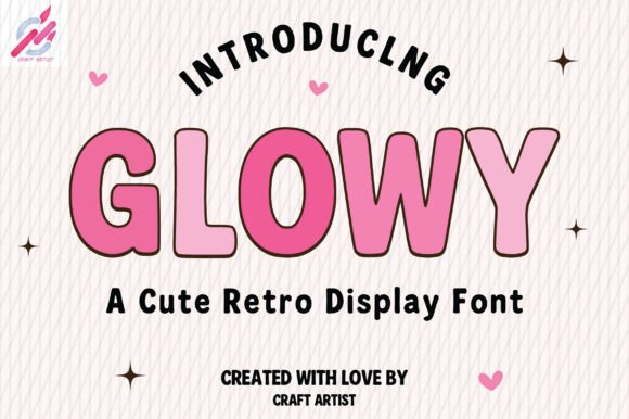 Glowy Font Review: Retro Display Type for Editorial Design