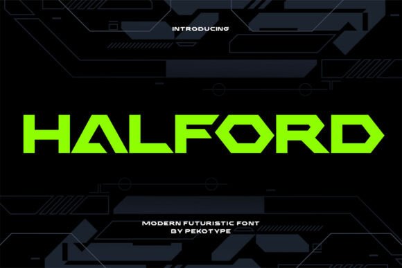 Halford Font Review: A Futuristic Typeface for Campaigns