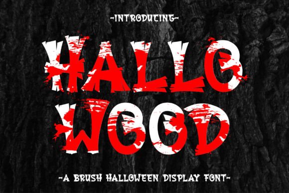 Hallowood Brush Font: Elevate Seasonal Business Branding
