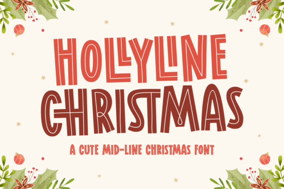 Hollyline Christmas Font: A Web Designer’s Layout Test