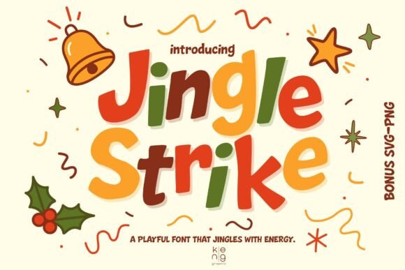 Jingle Strike Font Review: Bold Display Type for Brands