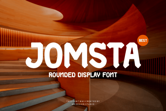 Jomsta Font: Bold Display Typography for Editorial Design