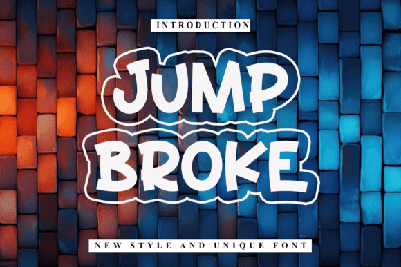 Jump Broke Font Review: A Display Typeface for Campaigns