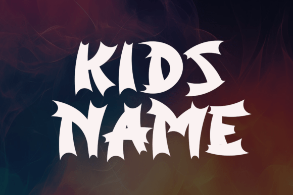 Kids Name Font Review: A Display Typeface for Playful Branding