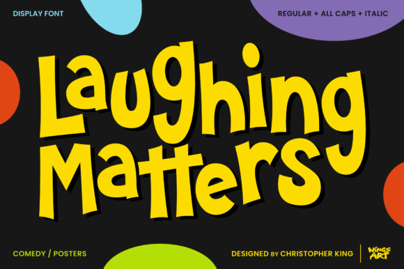 Laughing Matters Font for Playful Web Design