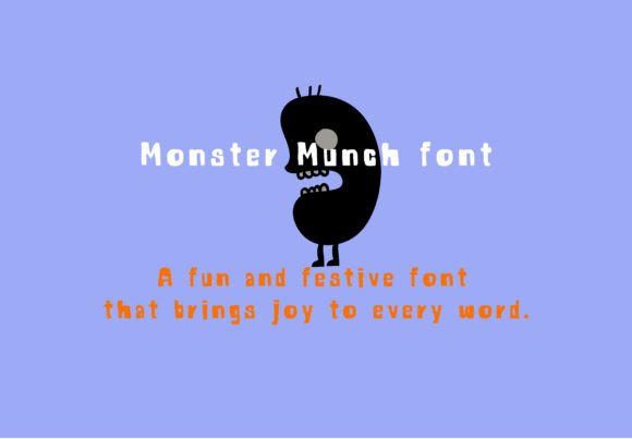 Monster Munch Font: A Playful Display Typeface for Campaigns