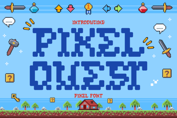 Pixel Quest Font Review for Web Design