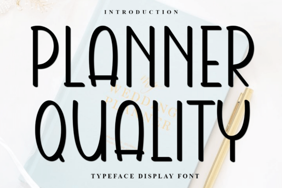 Planner Quality Font Review: Festive Display Typography