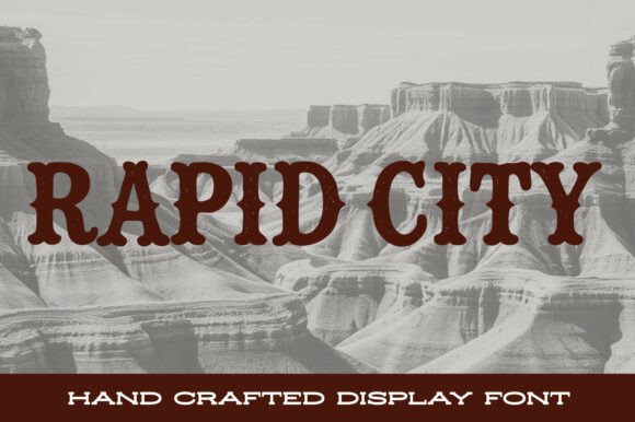 Rapid City Font: A Display Typeface for Bold Campaigns