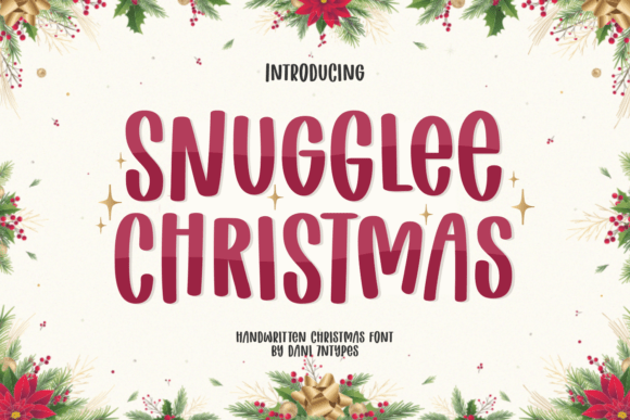 Snugglee Christmas Font Review for Holiday Branding