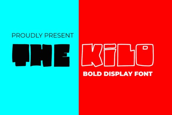 The Kilo Font: A Bold Display Typeface for Web Design