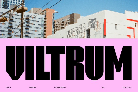 Viltrum Font: Bold Display Typography for Digital Impact